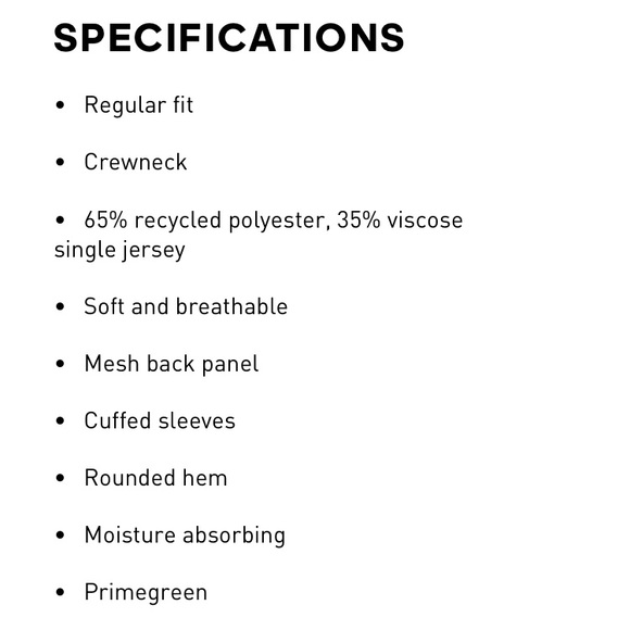 NWT Adidas AeroReady Long Sleeve Tee Zoe Saldana L - Picture 6 of 16